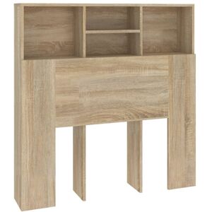 Berkfield Home - Mayfair Headboard Cabinet Sonoma Oak 100x19x103.5 cm
