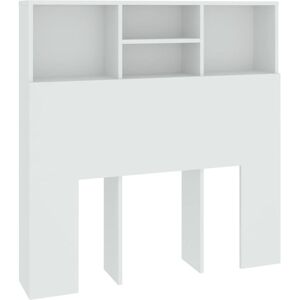 Berkfield Home - Mayfair Headboard Cabinet White 100x19x103.5 cm