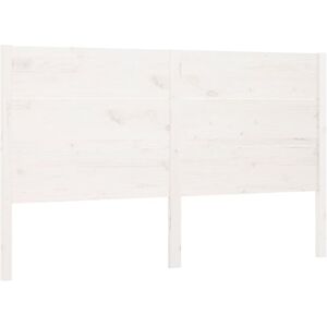 BERKFIELD HOME Mayfair Headboard White 146x4x100 cm Solid Wood Pine