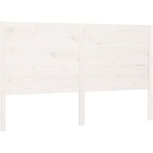 BERKFIELD HOME Mayfair Headboard White 156x4x100 cm Solid Wood Pine