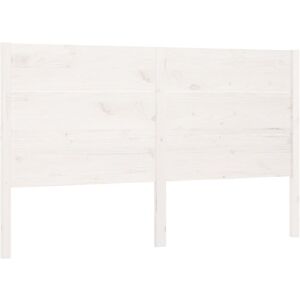 BERKFIELD HOME Mayfair Headboard White 206x4x100 cm Solid Wood Pine