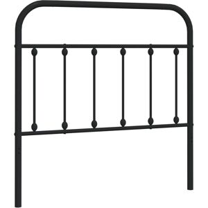 BERKFIELD HOME Mayfair Metal Headboard Black 100 cm