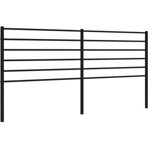 Berkfield Home - Mayfair Metal Headboard Black 180 cm