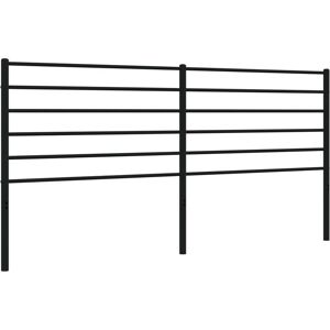 Berkfield Home - Mayfair Metal Headboard Black 193 cm