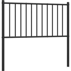 BERKFIELD HOME Mayfair Metal Headboard Black 90 cm