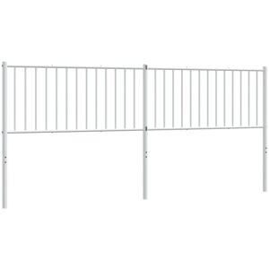 Berkfield Home - Mayfair Metal Headboard White 200 cm