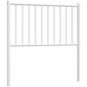 BERKFIELD HOME Mayfair Metal Headboard White 80 cm