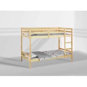 HUMZA AMANI Mecor Bunk Bed (Frame Only) - Natural 2FT6 Small Single