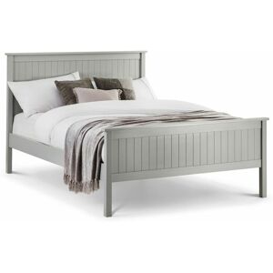 ASHFIELD WHITE BEDS New England Dove Grey Lacquer Bed Frame - King Size 5ft (150cm)