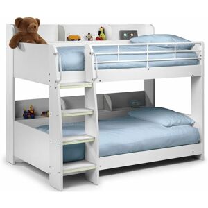 ASHFIELD BUNK BEDS Premium Modern White Bunk Bed 2 x 3ft (90cm) - Best Seller