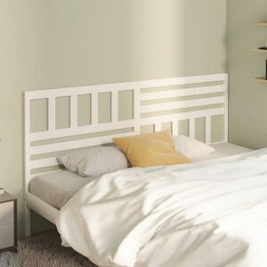 Royalton Bed Headboard White 186x4x100 cm Solid Wood Pine