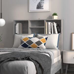 Headboard Cabinet Grey Sonoma 100x19x103.5 cm - Royalton