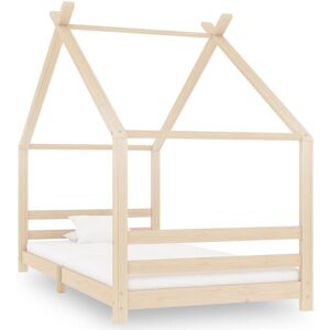 BERKFIELD HOME Royalton Kids Bed Frame Solid Pine Wood 90x200 cm