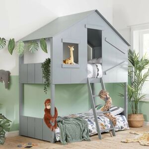 BIRLEA Safari Bunk Bed - Grey