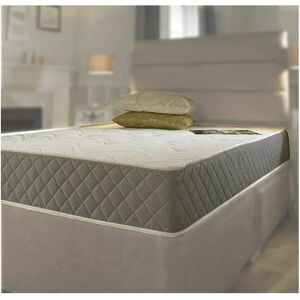 Starlight Beds - Small Single Mattress. Small Single Mattress Containing Springs with a Layer of Memory Fibre and Grey Border (2ft6 x 6ft3)