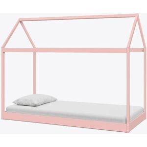 HOME DETAIL Taylor Pink Wooden Kids House Bed