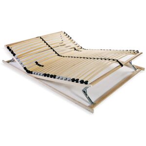 SWEIKO Slatted Bed Base with 28 Slats 7 Zones 120x200 cm fsc VDTD12390