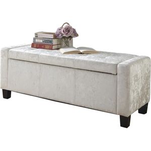 Verona Ottoman Storage Bench Crushed Velvet - GFW