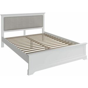 NETFURNITURE Werik White King-size Bed Frame - White