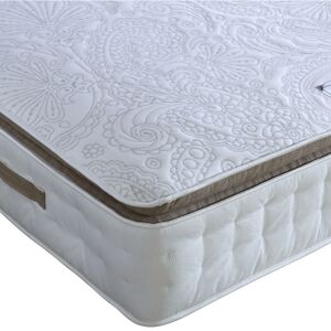 BEDMASTER Windsor 3000 Pocket Sprung Pillow Top Mattress Small Double