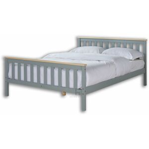 Home Detail - Woodford Grey & Pine Double Bed V2