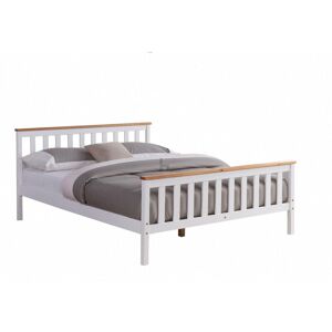 HOME DETAIL Woodford White & Oak King Bed V2