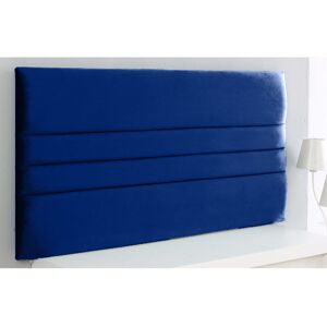 Serene Living - Zona Plush Velvet 3ft Single 20' Headboard - Blue