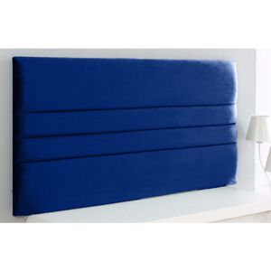 Serene Living - Zona Plush Velvet 4ft Small Double 20' Headboard - Blue