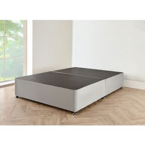 SR LIVING LTD 5FT Grey suede Divan Bed Base
