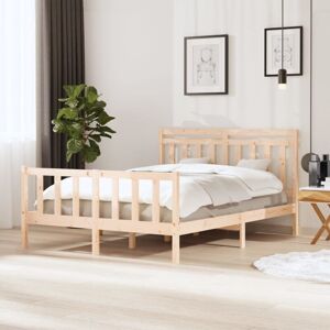 Bonnevie - Double bed,Adult bed,Bed Frame without Mattress King Size Solid Wood VSVS219070