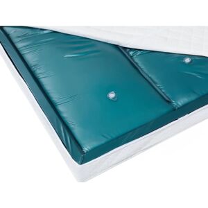 Beliani - eu Super King Waterbed Mattress 6ft Dual Blue Vinyl Strong Wave Reduction with Waterbed Liner