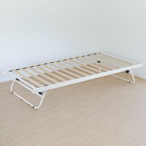 KOSY KOALA Daybed Trundle Frame Metal 3ft Single with 1 Mattress Day Bed Guest Room Bedroom Living Room