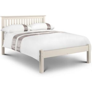 Marlborough - Premium Stone White Finish Shaker Style Low Foot End Bed - Small Double 4ft (120cm)