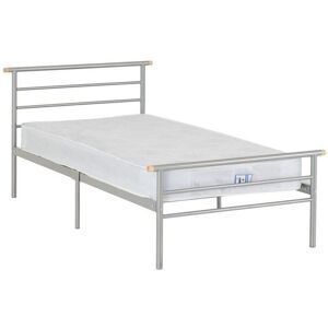 SECONIQUE Orion 3 Feet Bed Frame - L197.5 x W105.5 x H84 cm - Silver