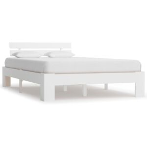 Vidaxl - Bed Frame without Mattress White Solid Pine Wood 120x200 cm Vidaxl - Bed Frame without Mattress White Solid Pine Wood 120x200 cm