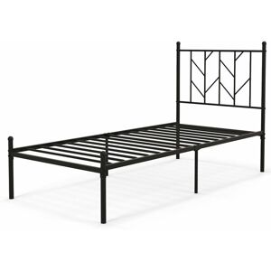 COSTWAY 3FT Single Metal Bed Frame Heavy-duty Slatted Platform Bed with Headboard COSTWAY 3FT Single Metal Bed Frame Heavy-duty Slatted Platform Bed with Headboard