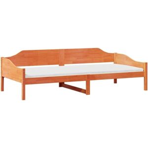 Bed Frame without Mattress Wax Brown 80x200 cm Solid Wood Pine Vidaxl Bed Frame without Mattress Wax Brown 80x200 cm Solid Wood Pine Vidaxl