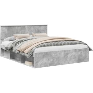 Bed Frame with Headboard Concerte 160 x 200 cm Solid Pine Wood vidaXL Bed Frame with Headboard Concerte 160 x 200 cm Solid Pine Wood vidaXL