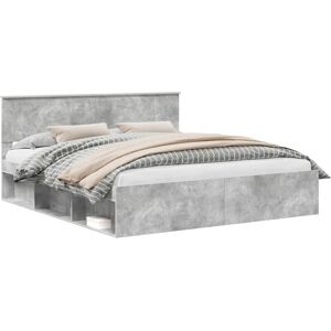 Bed Frame with Headboard Concerte 180 x 200 cm Solid Pine Wood vidaXL Bed Frame with Headboard Concerte 180 x 200 cm Solid Pine Wood vidaXL