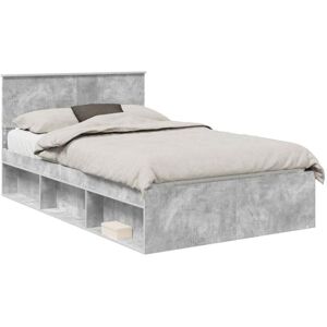 Bed Frame with Headboard Concerte 120 x 200 cm Solid Pine Wood vidaXL Bed Frame with Headboard Concerte 120 x 200 cm Solid Pine Wood vidaXL