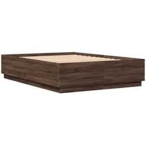 Bed Frame without Mattress Brown Oak 120x200 cm Vidaxl Bed Frame without Mattress Brown Oak 120x200 cm Vidaxl