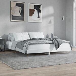 Bed Frame without Mattress White 140x200 cm Engineered Wood Vidaxl Bed Frame without Mattress White 140x200 cm Engineered Wood Vidaxl