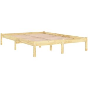 Bed Frame without Mattress Solid Wood Super King Size vidaXL Bed Frame without Mattress Solid Wood Super King Size vidaXL