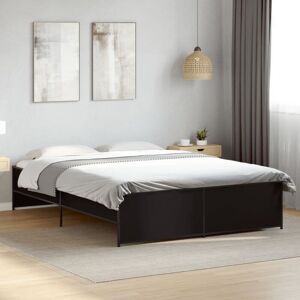 Bed Frame without Mattress Black 160x200 cm Vidaxl Bed Frame without Mattress Black 160x200 cm Vidaxl