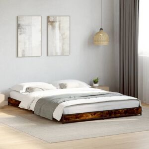 vidaXL Sonoma Oak 160x200 cm Bed Frame - Bed Type vidaXL Sonoma Oak 160x200 cm Bed Frame - Bed Type