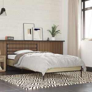 Bed Frame without Mattress Sonoma Oak 90x200 cm Vidaxl Bed Frame without Mattress Sonoma Oak 90x200 cm Vidaxl
