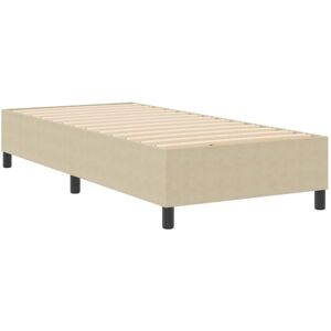 Box Spring Bed Grey Green 100 x 200 cm Corduroy fabric Vidaxl Box Spring Bed Grey Green 100 x 200 cm Corduroy fabric Vidaxl