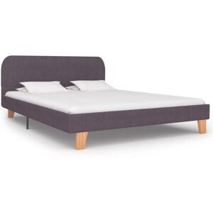 Bed Frame without Mattress Taupe Fabric 135x190 cm Double Vidaxl Bed Frame without Mattress Taupe Fabric 135x190 cm Double Vidaxl