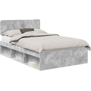 Bed Frame with Headboard Concerte 120 x 190 cm Solid Pine Wood vidaXL Bed Frame with Headboard Concerte 120 x 190 cm Solid Pine Wood vidaXL