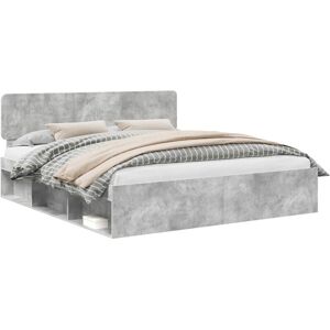 Bed Frame with Headboard Concerte 200 x 200 cm Solid Pine Wood vidaXL Bed Frame with Headboard Concerte 200 x 200 cm Solid Pine Wood vidaXL